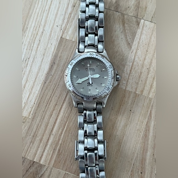 Fossil Blue Ladies Watch Stainless Dial and Bracelet Date Window main image 5